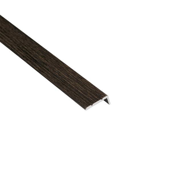 Profil AL schodový "L" 25x10 mm, fólia Wenge 25, 2,7 m, samolepiaci, LSW10K Cezar
