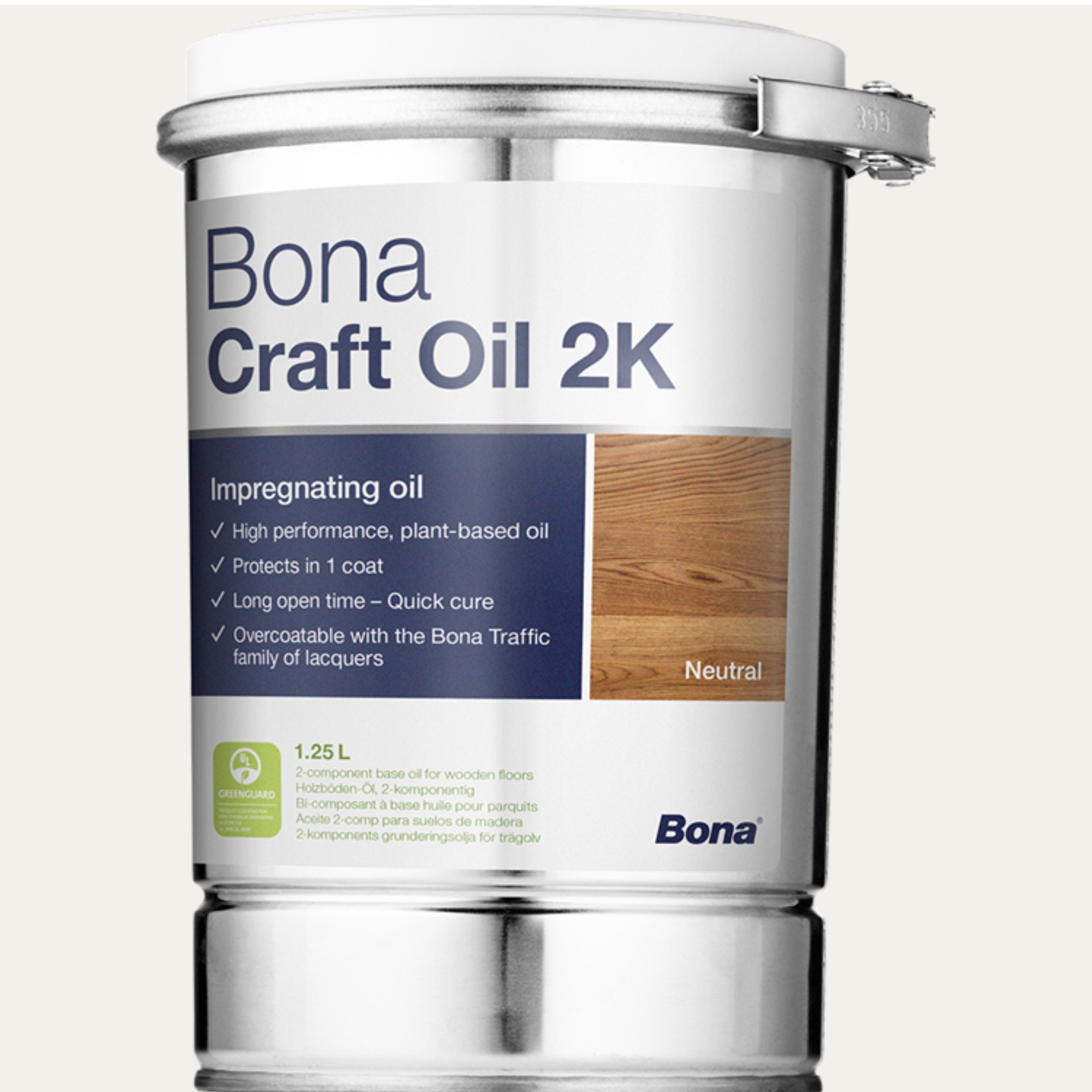 Olej Bona Craft Oil 2K Graphite/Grafit 1,25 L