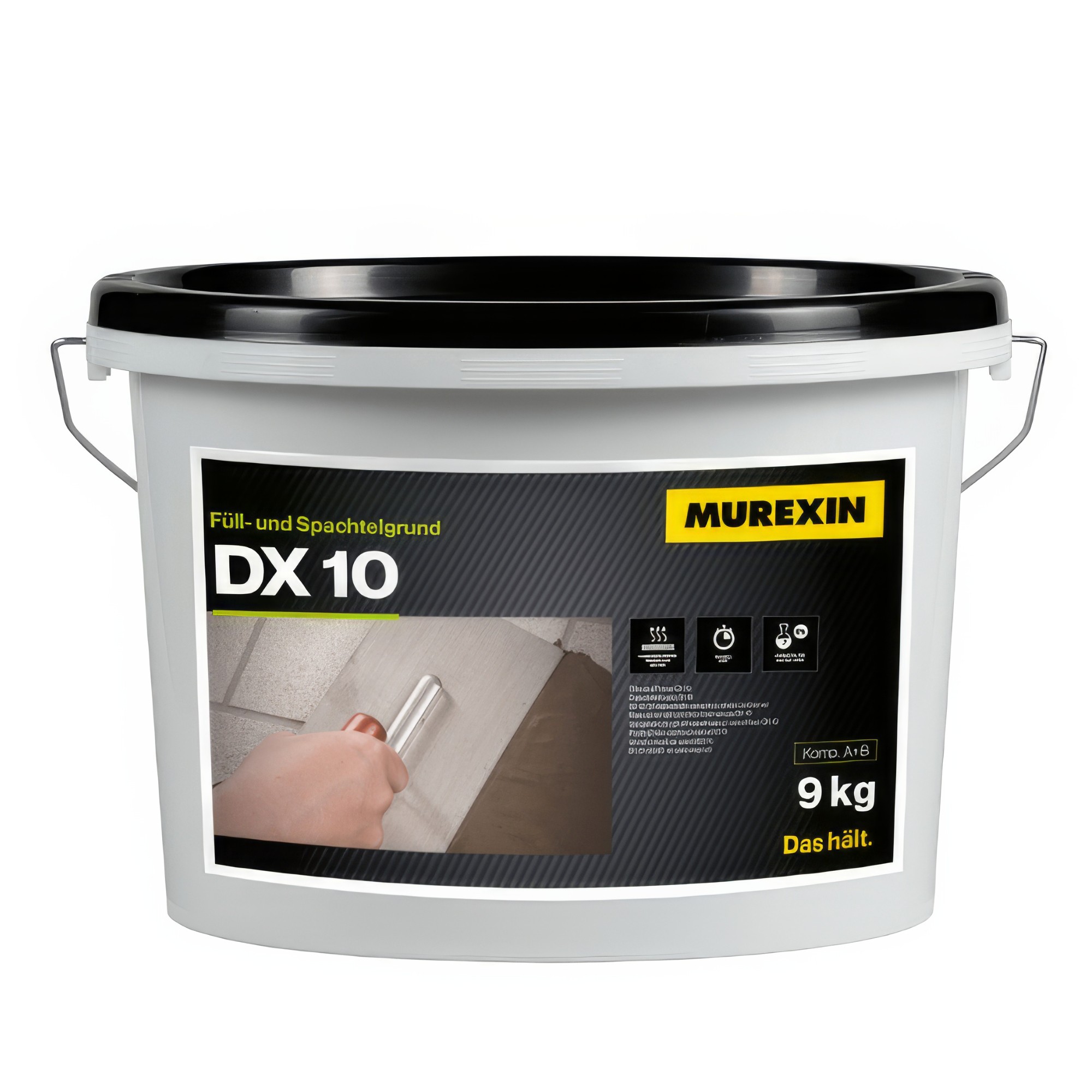 Penetračná a výplňová stierka Murexin DX10, 9 kg disperzná (2K komp.A+B)