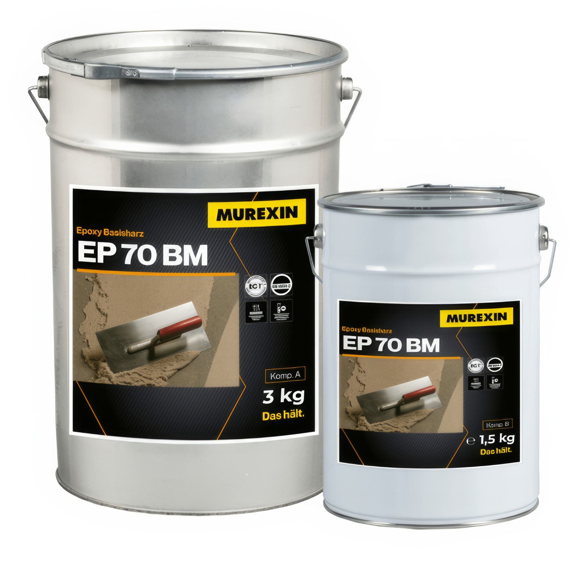 Penetračný náter Murexin EP70 BM, 4,5 kg 2-komp. epoxid (2K komp.A+B = 3+1,5 kg) (na savý aj nesavý podklad - spevňuje, vytvára parozábranu)