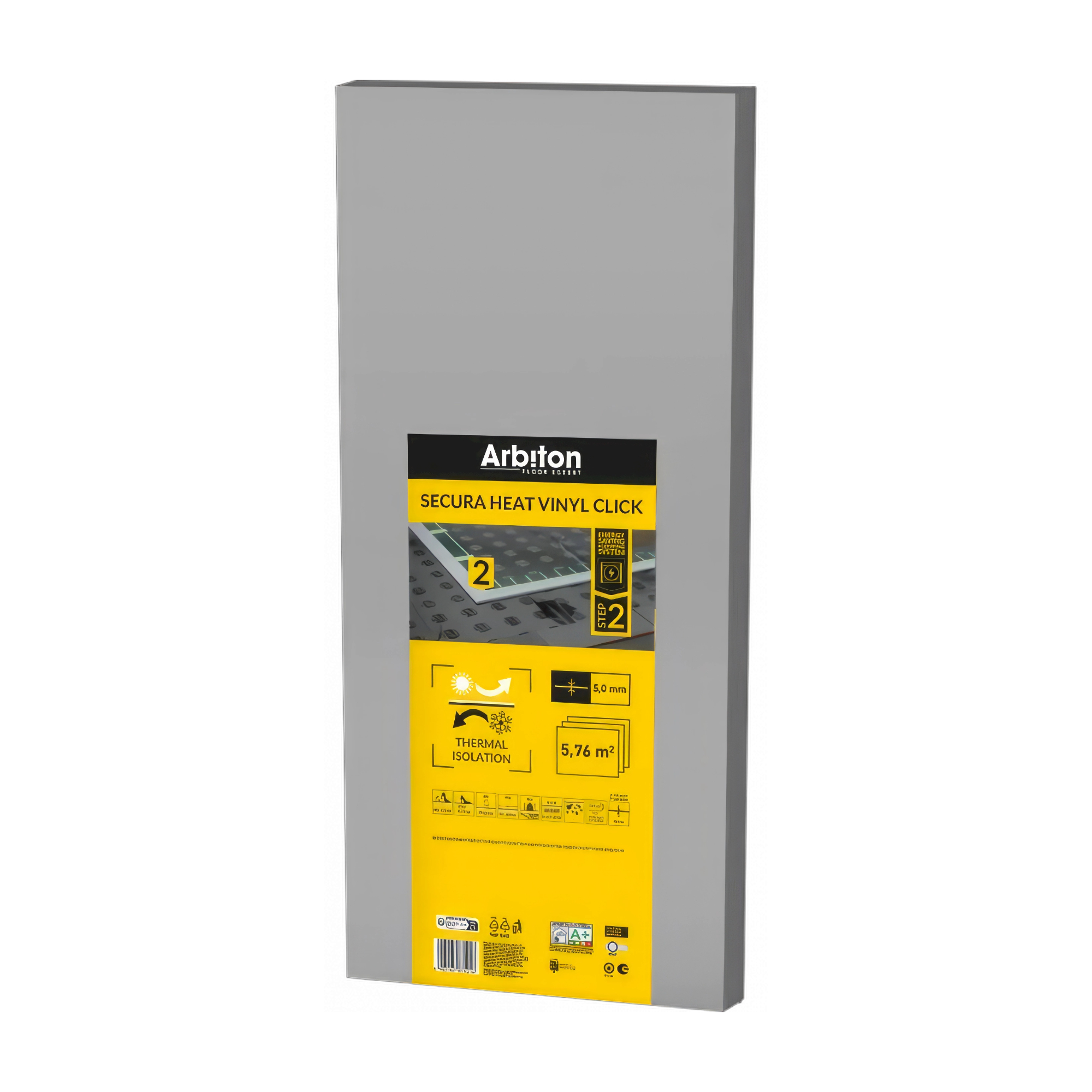 Podložka ARBITON SECURA HEAT VINYL CLICK 5mm XPS