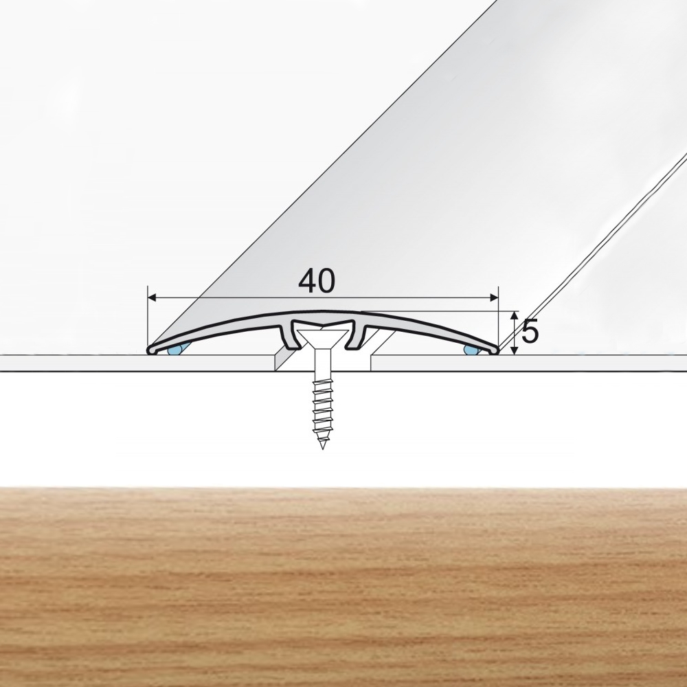 EFFECTOR Prechodová lišta A64 Buk Jasný 270 cm
