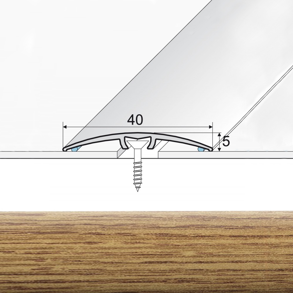 EFFECTOR Prechodová lišta A64 Wiaz 270 cm