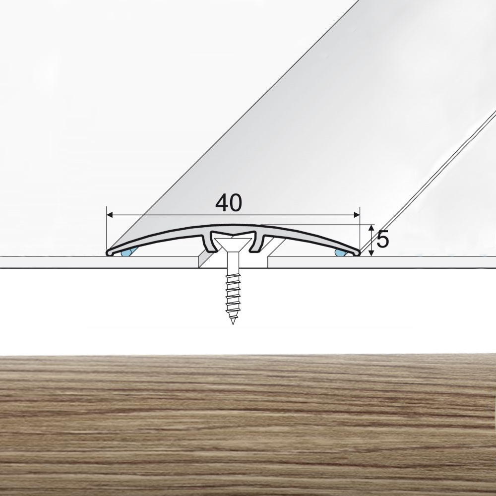 EFFECTOR Prechodová lišta A64 Dub Antický 270 cm