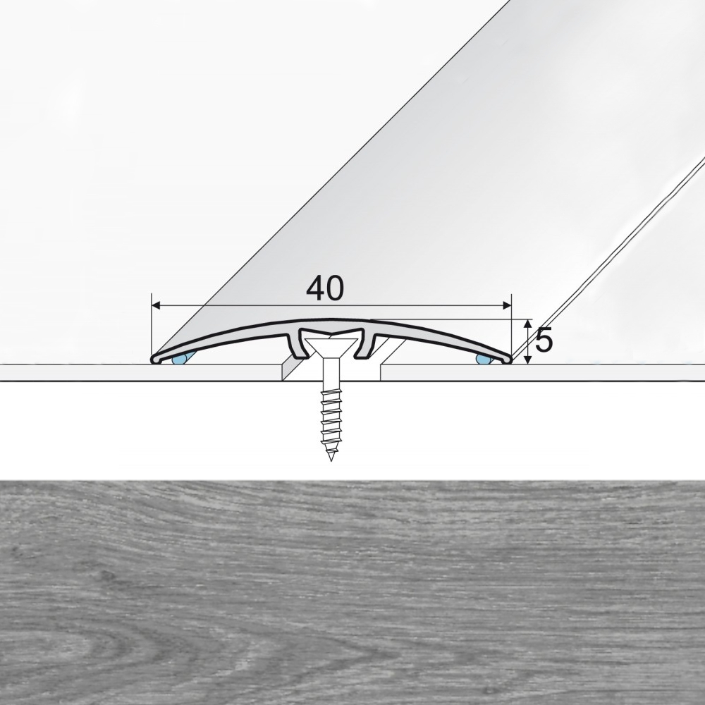 EFFECTOR Prechodová lišta A64 Dub Tabacco 270 cm