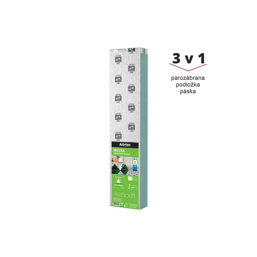 ARBITON Podložka Secura Aquastop Smart 2,2 mm