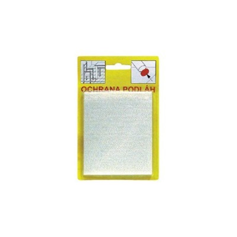 TREBOR Filcové podložky 100x80x3mm biele