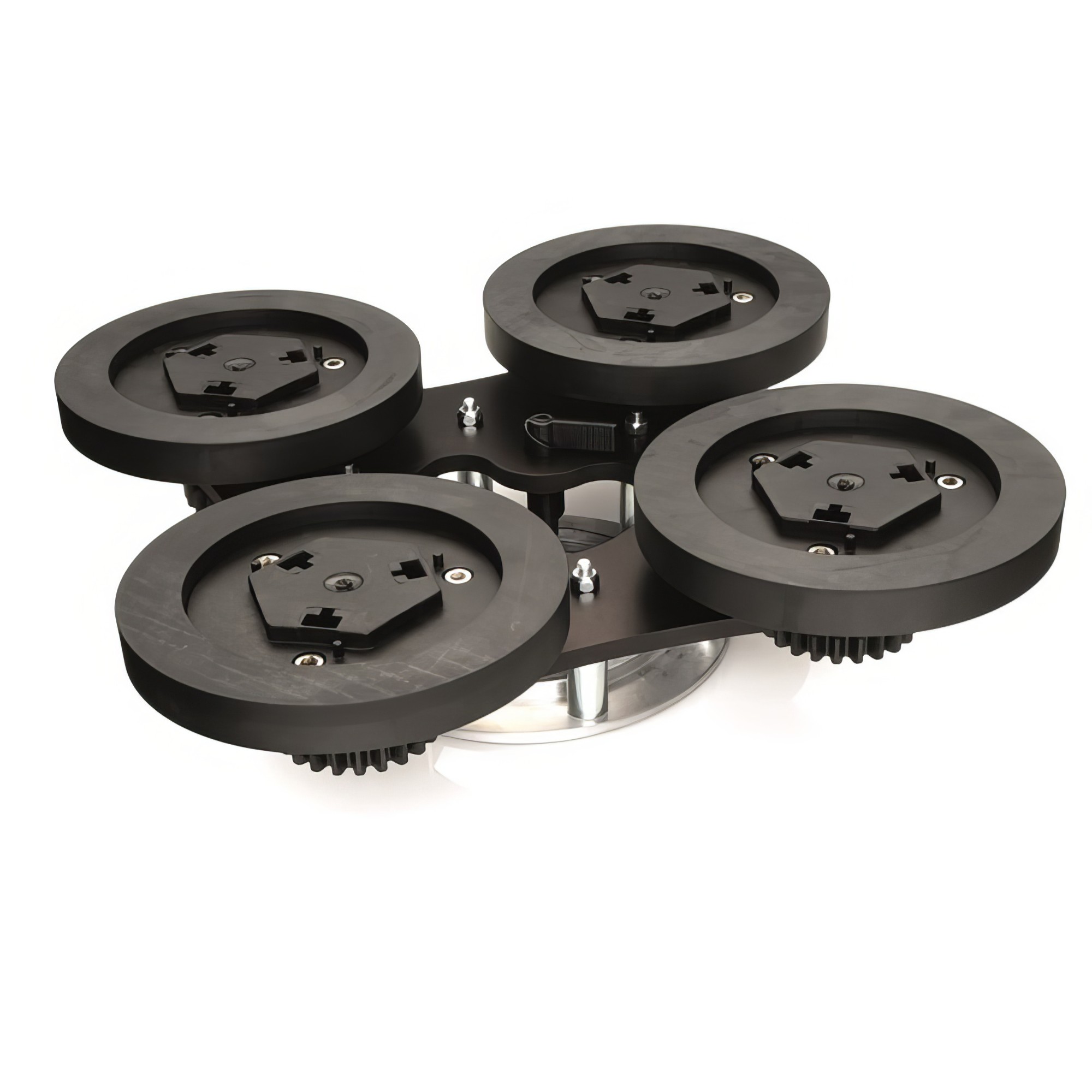 Unášač Bona Power drive Connect, 4x Disk + Límec XL + věž, na brúsku na parkety Bona FlexiSand 1.9