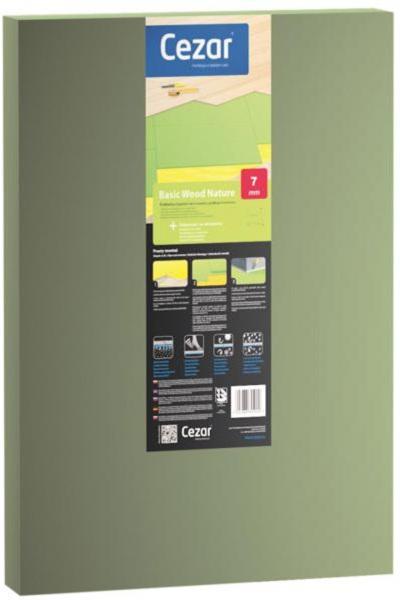 Podložka Cezar BASIC WOOD NATURE 7 mm drevovláknitá - hobra